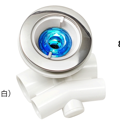 Hydro Massage Water Jet Whirlpool Jetted Tub Parts Ultra Short Ultra-thin with LED Lights