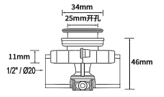 Manufacturer Supplier Jacuzzi Whirlpool Bath Accessories Jacuzzi Led Light Air Injector