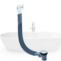 Freestanding Bathtub Accessories Bathtub Center Drain Flexible Drain Pipe for Bathtub
