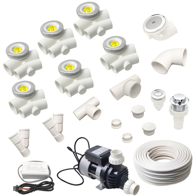 Whirlpool Components Hydromassage System Whirlpool Tub Replacement Parts With Led Light