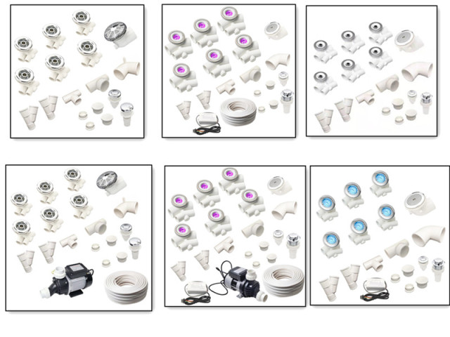 Whirlpool Components Hydromassage System Whirlpool Tub Replacement Parts With Led Light