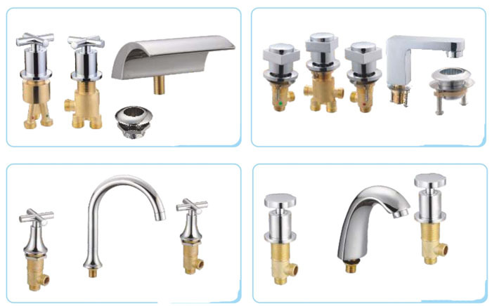 whirlpool component brass faucet bathroom jacuzzi bathtub faucet from factory