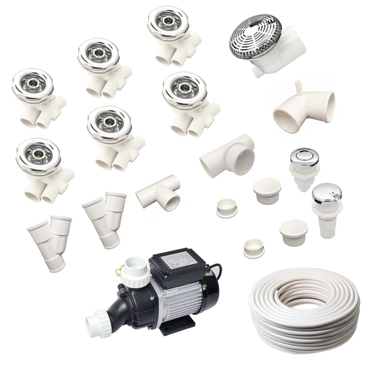 Bathtub Jets Whirlpool Bathtub Bath Jet Spa Accessories Free Standing Bathtub Oval Jet Hot Tub Replacement Whirlpool System