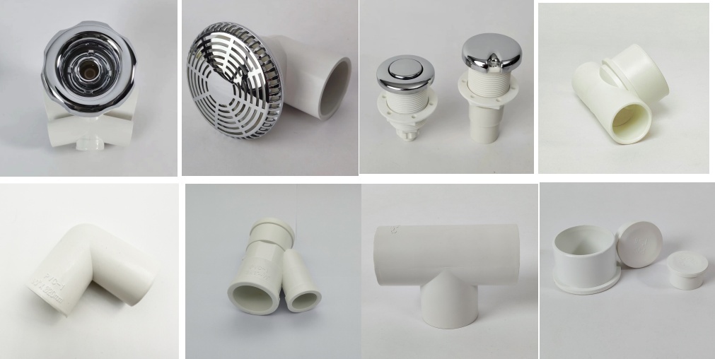 Bathtub Jets Whirlpool Bathtub Bath Jet Spa Accessories Free Standing Bathtub Oval Jet Hot Tub Replacement Whirlpool System
