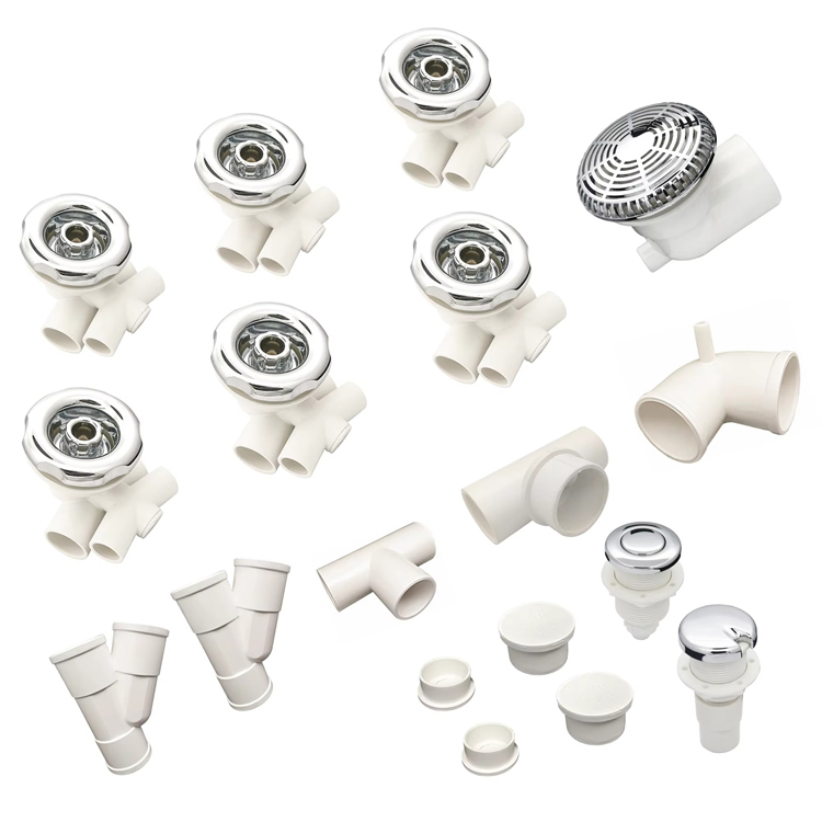 Bath Jet Spa Accessories Bathtubs Whirlpools Hot Tub Whirlpool Spare Parts Massage Jet Bathtub Jet Kit Hydromassage System