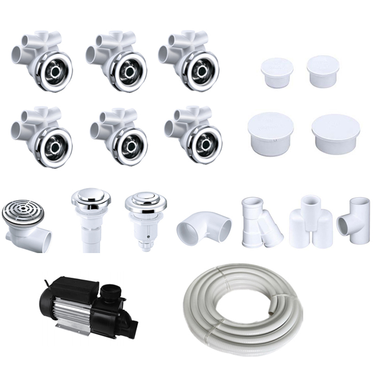 Portable Bath Spa Jet Hot Tub Jet Replacement Portable Bathtub Jet Whirlpool System Spa Accessories Bathtubs Whirlpools