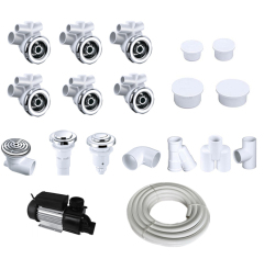 Portable Bath Spa Jet Hot Tub Jet Replacement Portable Bathtub Jet Whirlpool System Spa Accessories Bathtubs Whirlpools
