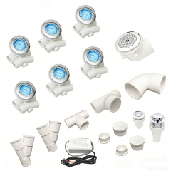 Water Jet Massage Bathtub Jet Kit Spa Accessories Jet Whirlpool Bath Kit Bathtubs Whirlpools Hydromassage System Tub Accessories