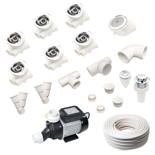 Massage Jet Whirlpool Bath Kit Bathtubs Whirlpool Massage Nozzle Spa Accessories Jet Hot Tub Jet Kit Bathtub Bubble Nozzle