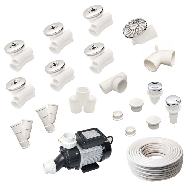 Bathtub Jet Kit Portable Bath Water Jet Spa Jacuzziss Bathtub Parts Hydro Massage Jet Whirlpool Systems Spa Accessories
