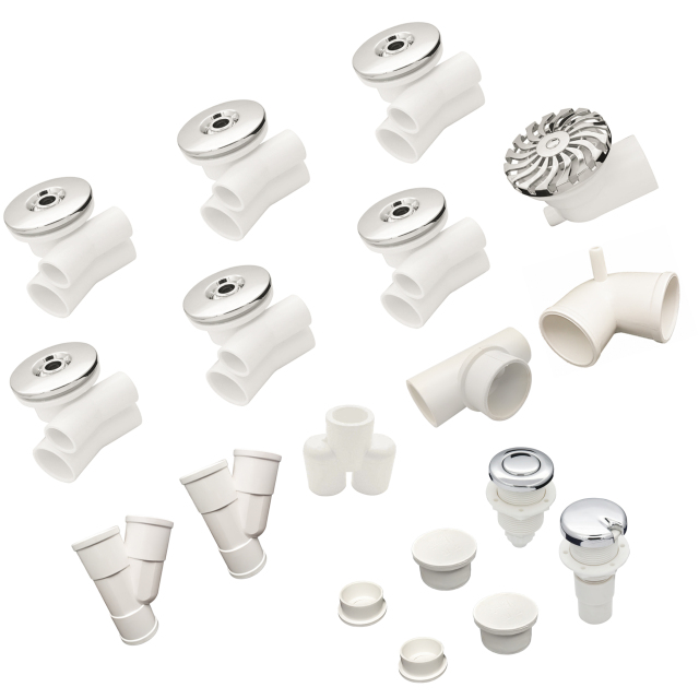 Bathtub Jet Kit Portable Bath Water Jet Spa Jacuzziss Bathtub Parts Hydro Massage Jet Whirlpool Systems Spa Accessories