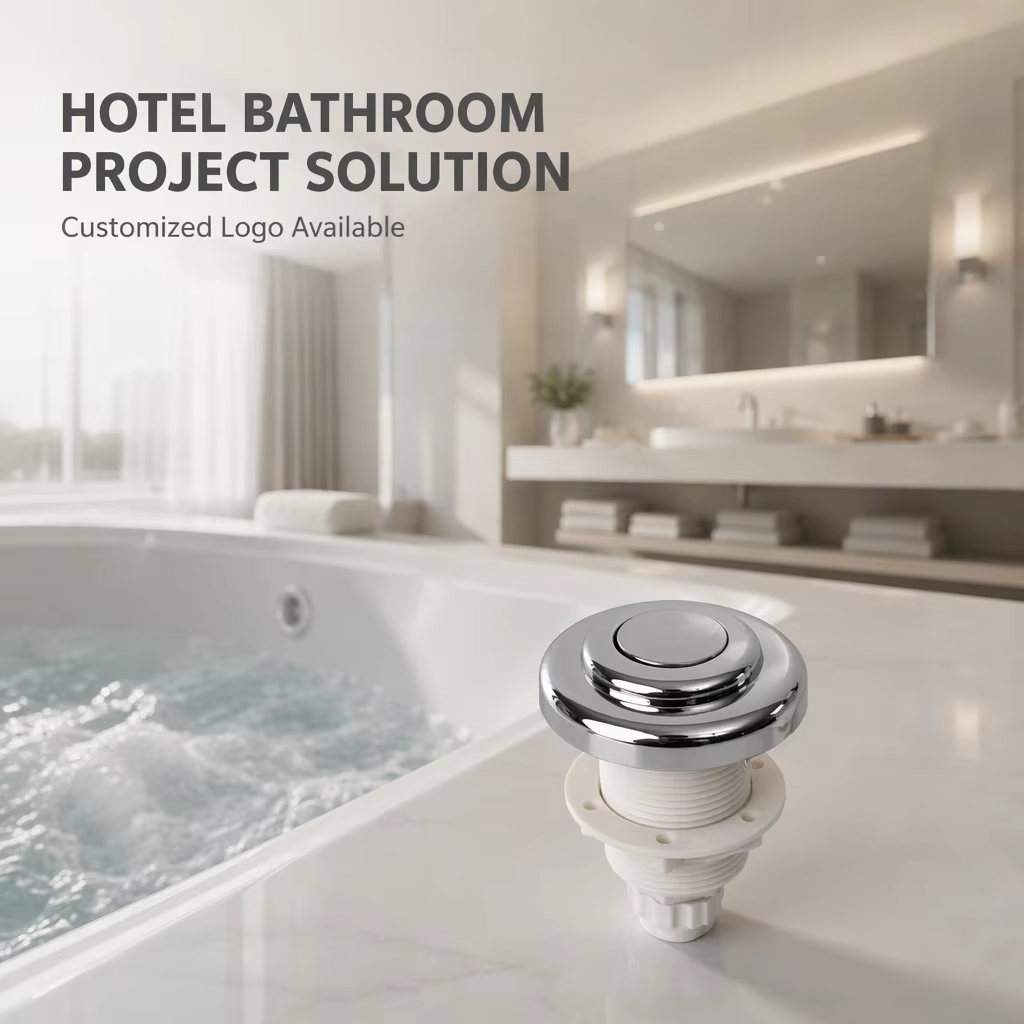 Whirlpool Air System Air Regulator Push Button Switches Plastic Button Switch Bathtubs Whirlpools Spa Whirlpool System Air Switch