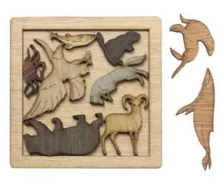 New High Difficulty Level Wooden Puzzle Logic Mind Brain Teaser Puzzles Game for Adults