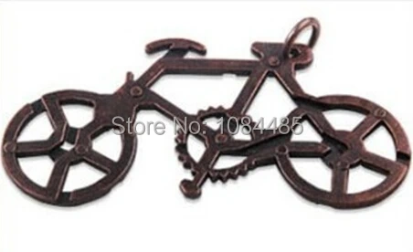 Metal Bike Puzzle Game Classic Zinc alloy brain teaser Mind Puzzles Game Gift