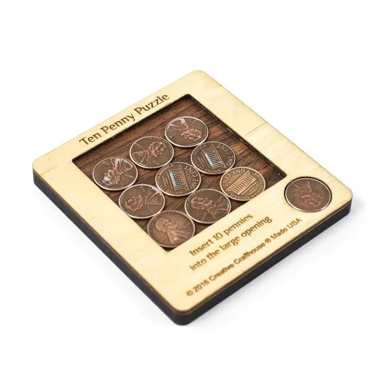 High Difficulty Mind Irritating Brain Teaser Board Game Ten Penny Puzzles Toys Gift for Adults Kids