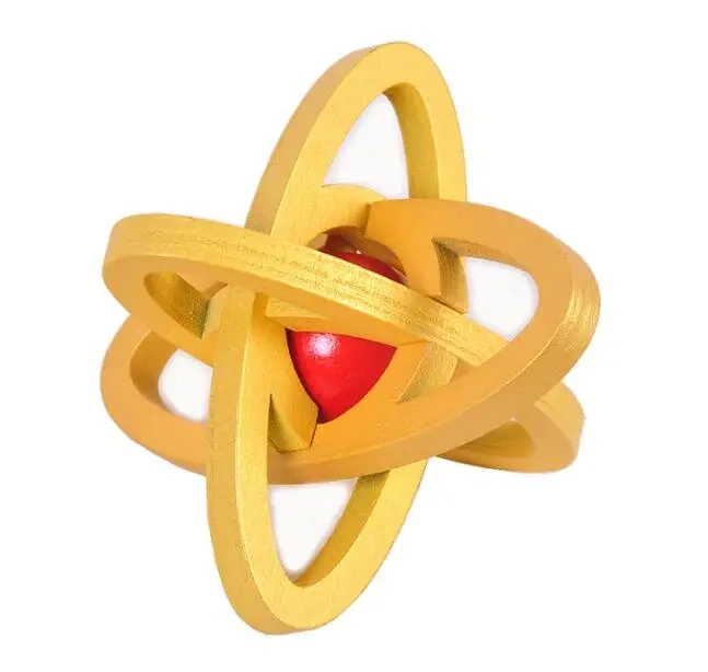 New 3D Wooden Burr Puzzle Brain Teaser Puzzles Game for Adults Children