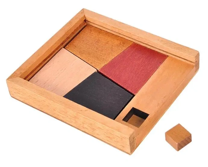 2020 New Wooden Tangram Puzzle Mind Brain Teaser Educational Puzzles Game for Children Adults