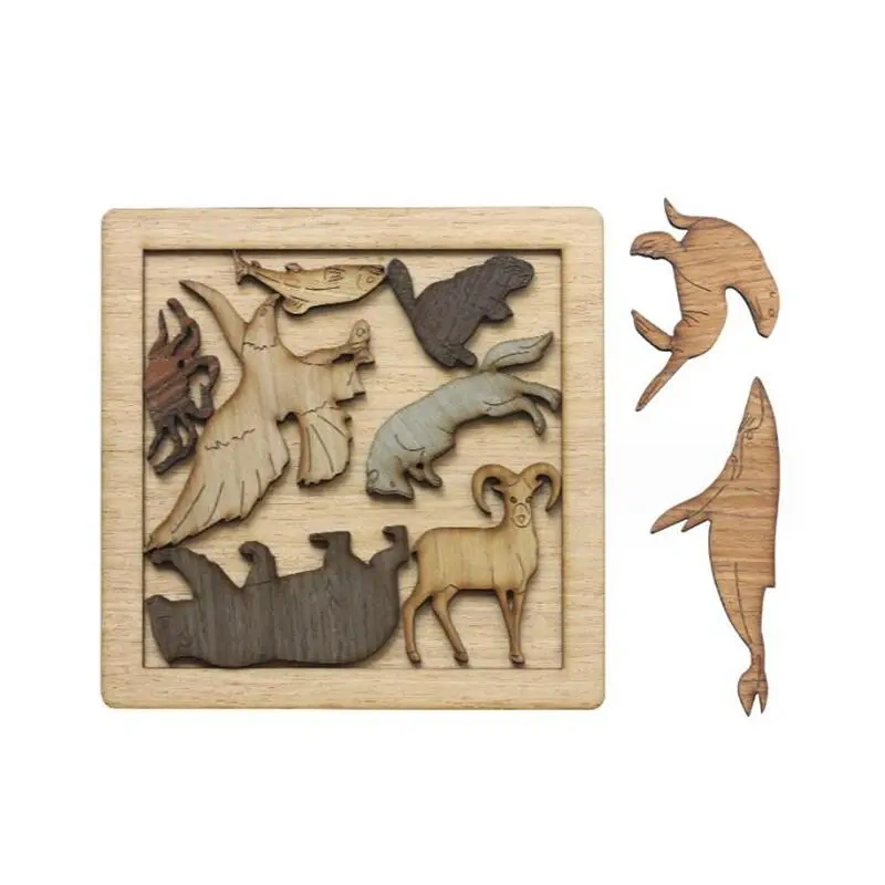 New High Difficulty Level Wooden Puzzle Logic Mind Brain Teaser Puzzles Game for Adults