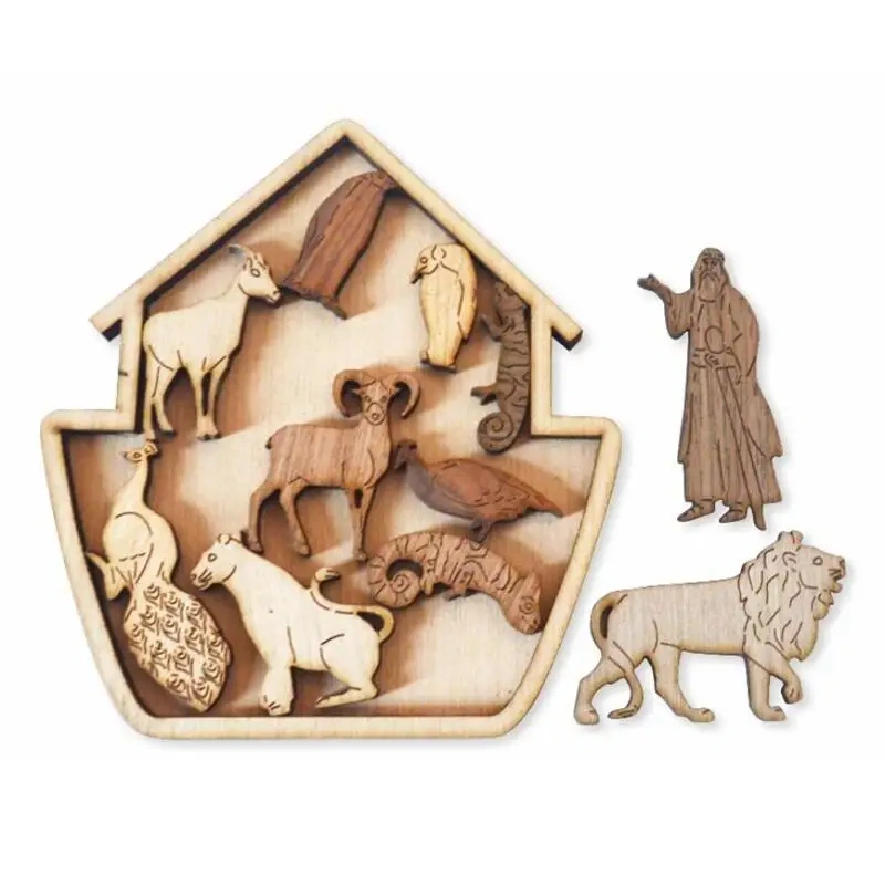 New High Difficulty Level Wooden Puzzle Logic Mind Brain Teaser Puzzles Game for Adults