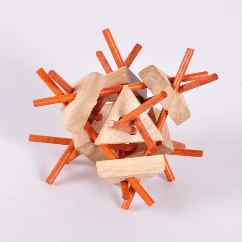 2019 New 3D Wooden Puzzle Game for Young and Old