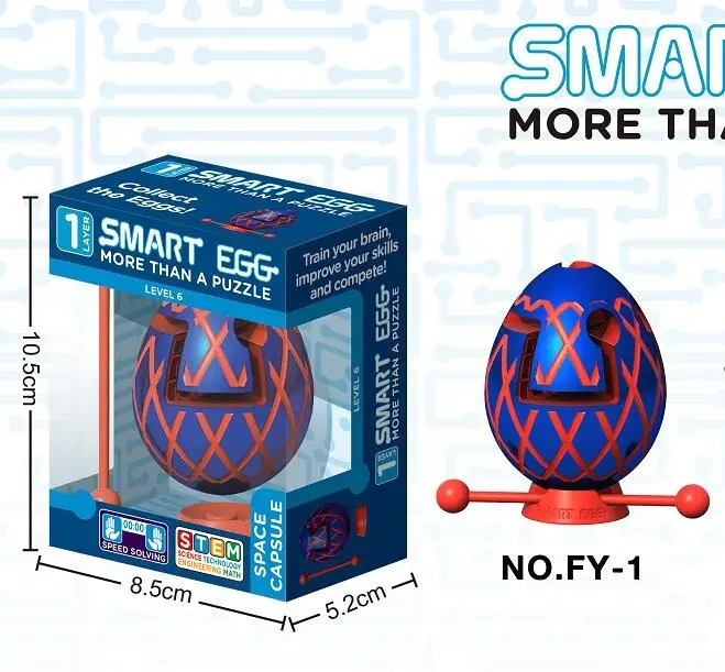 2020 New 3D Egg-shaped Creative Maze Labyrinth Puzzles Game for Children Adults