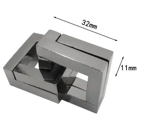 Classic Metal Brain Teasers Mind Ring Lock Puzzles Game for Adults Kids