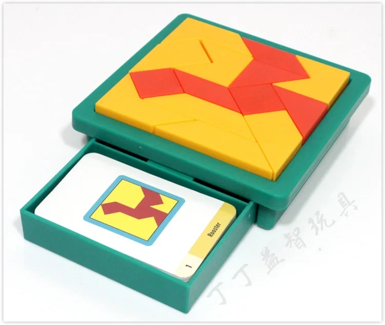 New Creative Tangram Puzzle Brain Teaser Kids Educational Game Toys for Children