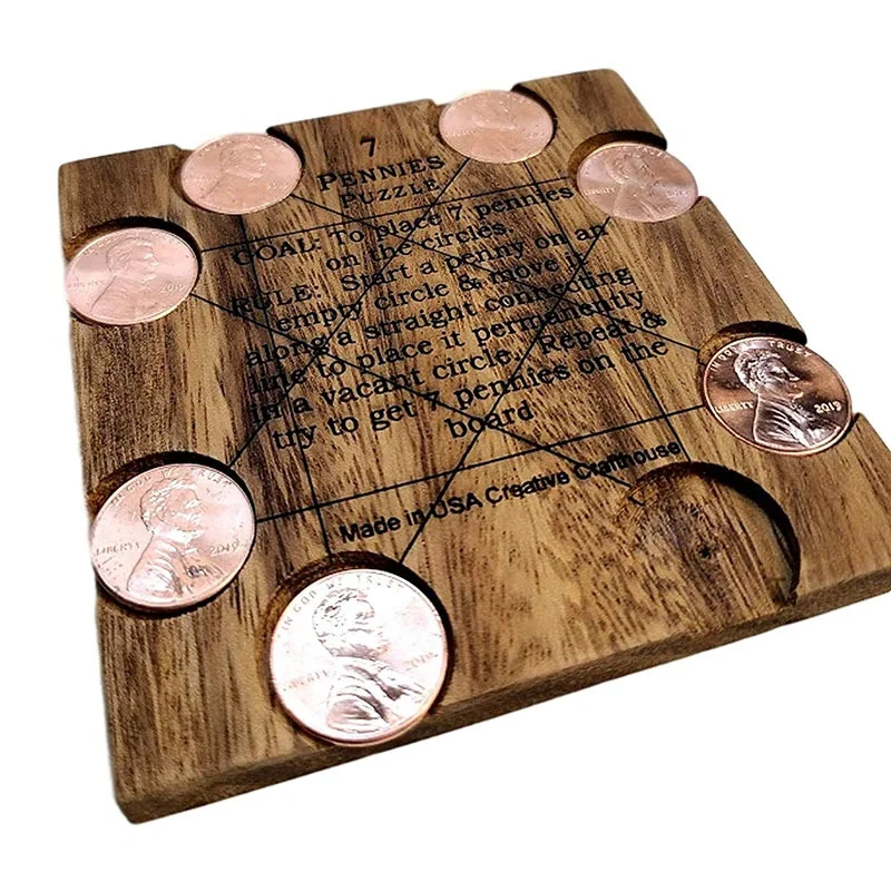 High Difficulty Mind Irritating Brain Teaser Board Game Ten Penny Puzzles Toys Gift for Adults Kids