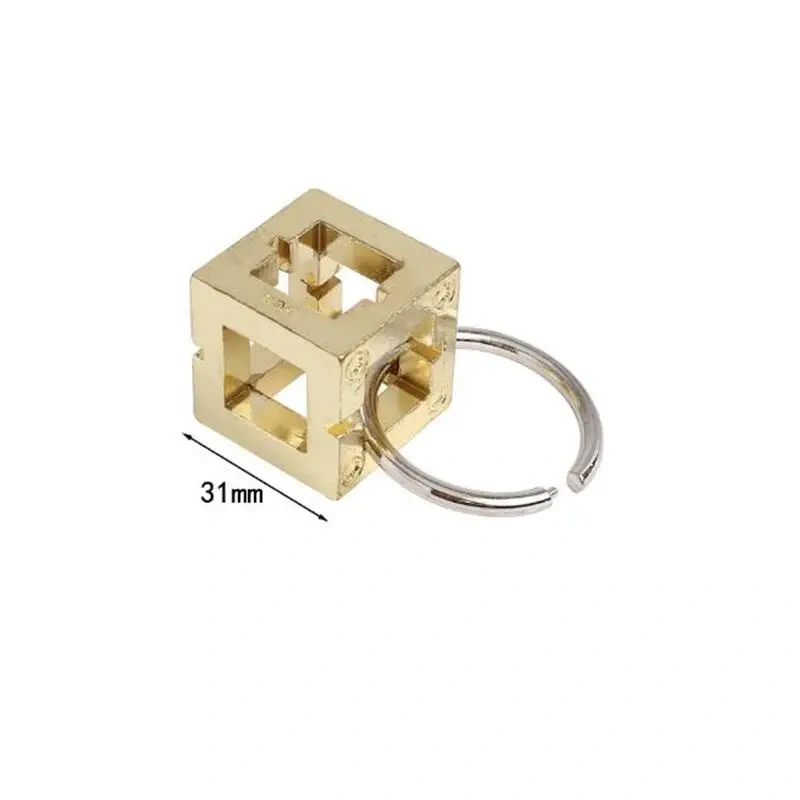 Classic Metal Box Brain Teasers Mind Lock Puzzle Game