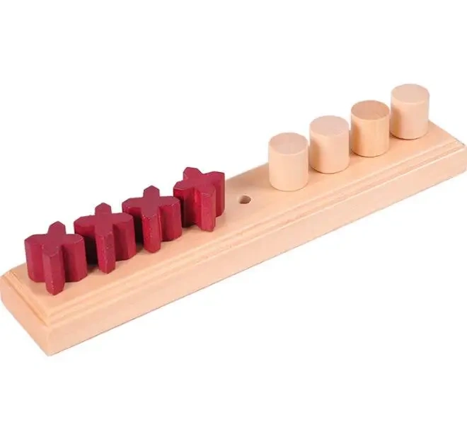 Challenging Intelligence Wooden Mind Peg Puzzle Game for Adults Children