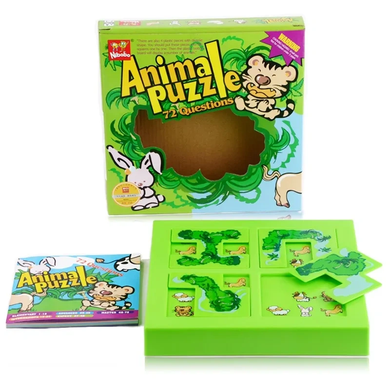 Classic Creative Puzzle Mind Brain Teaser Kids Logic Educational Puzzles Game Toys for Children Adults