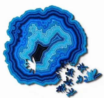 2021 New Heteromorphic Agate Wooden Jigsaw Puzzle Extremely High Difficulty Level