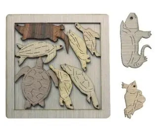New High Difficulty Level Wooden Puzzle Logic Mind Brain Teaser Puzzles Game for Adults
