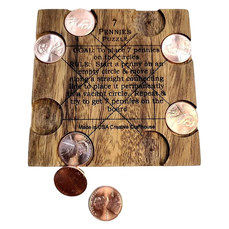High Difficulty Mind Irritating Brain Teaser Board Game Ten Penny Puzzles Toys Gift for Adults Kids