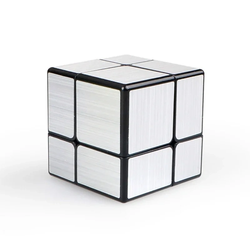 2/3 Layers Magical Mirror Cube Silver Professional Speed Cubes Puzzles  Educational Toys for Children Adults Gifts