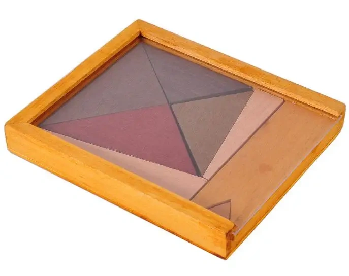 2020 New Wooden Tangram Puzzle Mind Brain Teaser Educational Puzzles Game for Children Adults