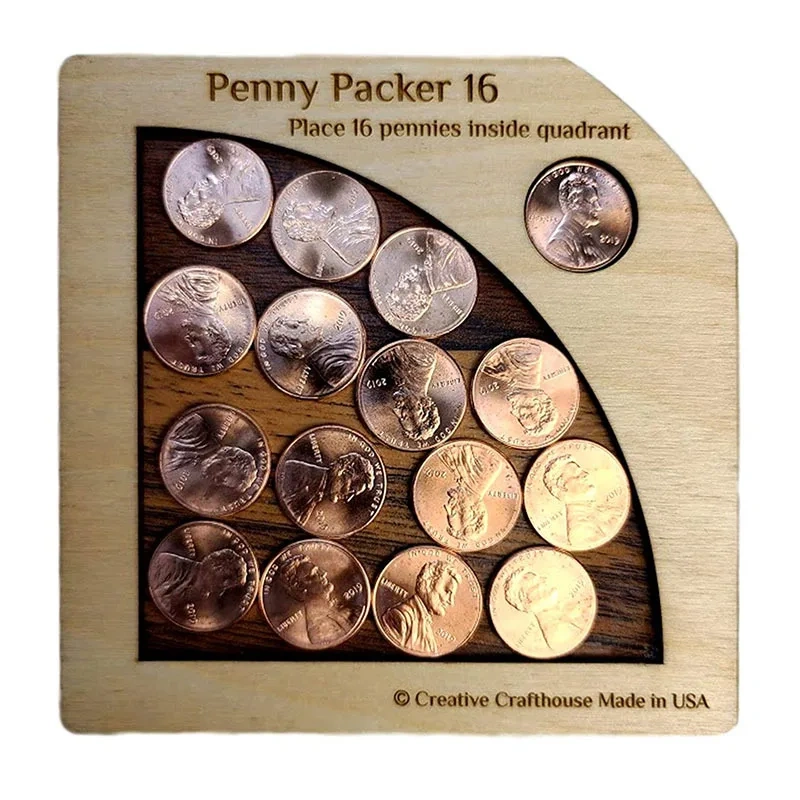 High Difficulty Mind Irritating Brain Teaser Board Game Ten Penny Puzzles Toys Gift for Adults Kids