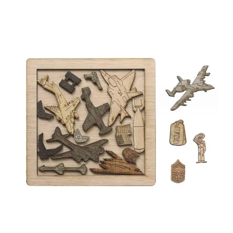 New High Difficulty Level Wooden Puzzle Logic Mind Brain Teaser Puzzles Game for Adults