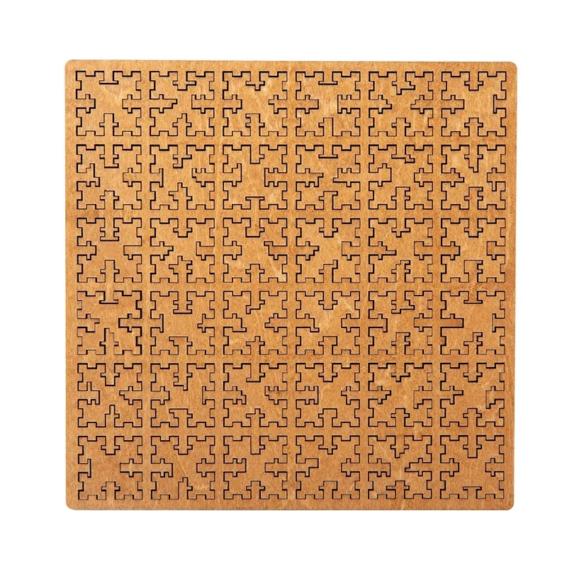 Challenging Geometric Wooden Tray Puzzle Logic Mind Brain Teasers Puzzles Game for Adults