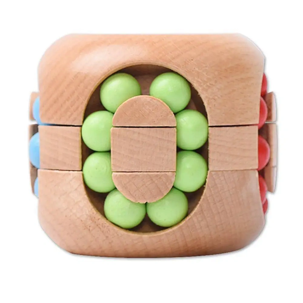 Hamburger Shaped 3D Wooden Brain Teaser Puzzles Game for Adults Children
