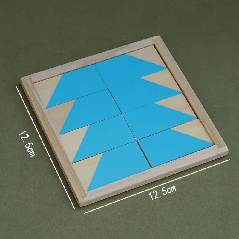New Tangram Wooden Puzzles Brain Teasers Geometric Shape Board Educational Puzzle Game Toy for Children