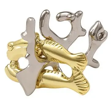 2020 New Arrival Metal Brain teaser Marine Animal Shaped Puzzles Game for Adults Kids