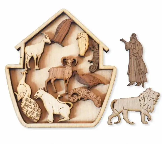 New High Difficulty Level Wooden Puzzle Logic Mind Brain Teaser Puzzles Game for Adults