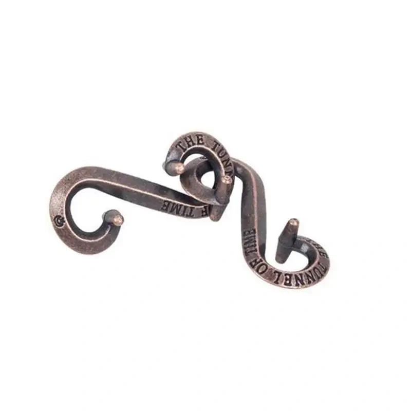 Bronze Color Metal S&S Puzzle Classic Brain Teaser Puzzles for Adults Kids