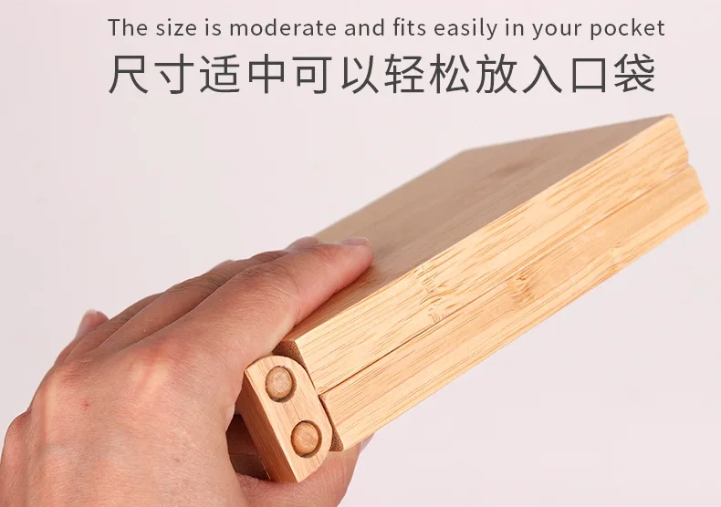 Foldable Bamboo Mancala Board Game Traditional Logic Puzzles Toys for Two Players