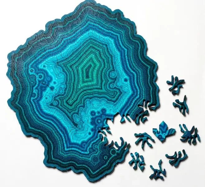 2021 New Heteromorphic Agate Wooden Jigsaw Puzzle Extremely High Difficulty Level