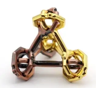 Desk Novelty Metal Brain Teaser Puzzle Game for Adults Children