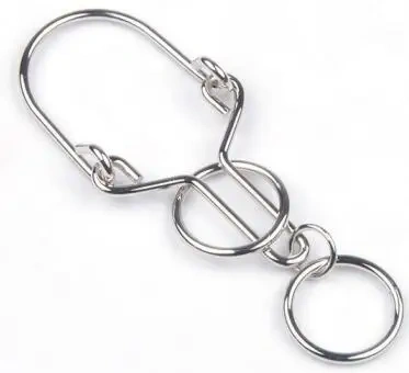 Classic Intelligence Metal Wire Puzzle Baffling Brain Teaser Magic Rings Puzzles Game for Adults Children