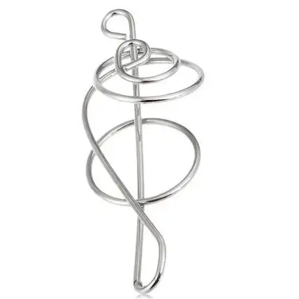 Classic Intelligence Metal Wire Puzzle Baffling Brain Teaser Magic Rings Puzzles Game for Adults Children