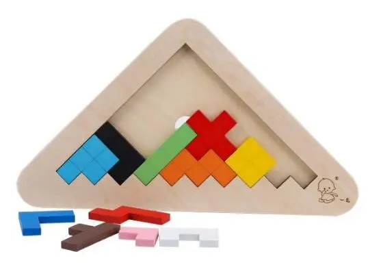 Wooden Board Puzzle Kids Educational Math Tangram Puzzles Game Toys for Adults Children